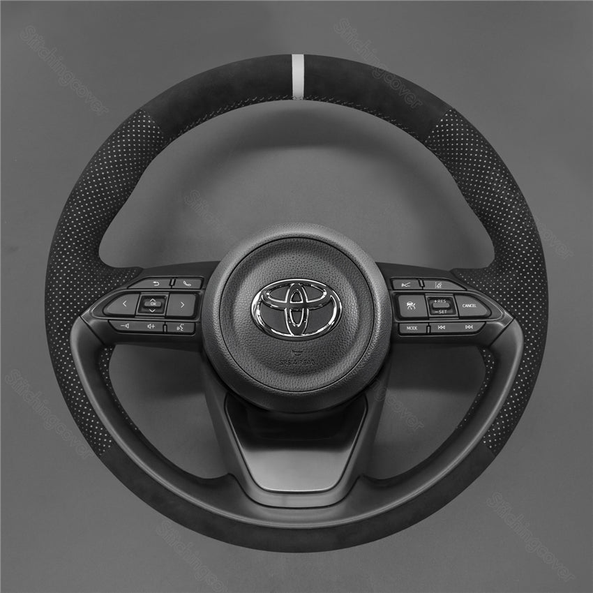 Steering Wheel Cover for Toyota Yaris IV Yaris Cross Aygo X 2020-2024