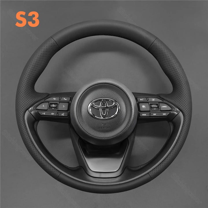 Steering Wheel Cover for Toyota Yaris IV Yaris Cross Aygo X 2020-2024