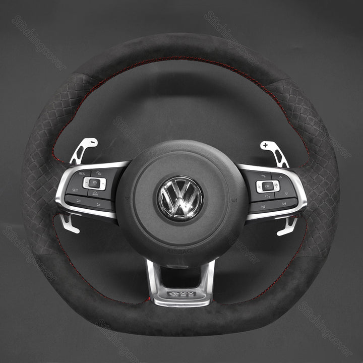 Steering Wheel Cover for Volkswagen VW Golf 7 GTI Polo Mk7