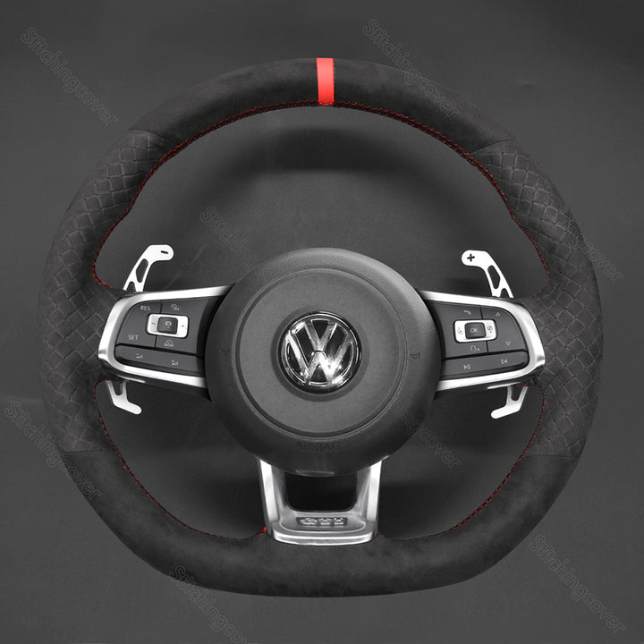 Steering Wheel Cover for Volkswagen VW Golf 7 GTI Polo Mk7