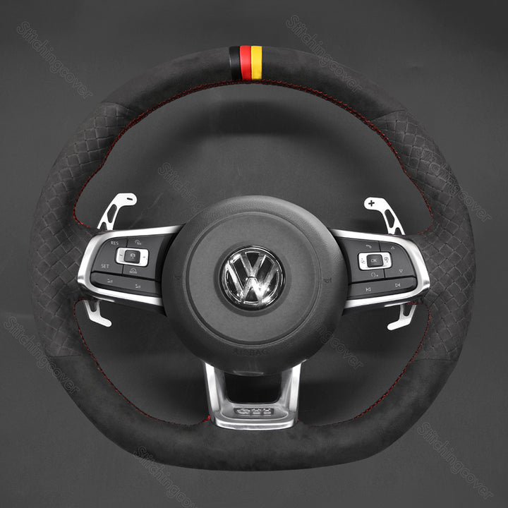 Steering Wheel Cover for Volkswagen VW Golf 7 GTI Polo Mk7