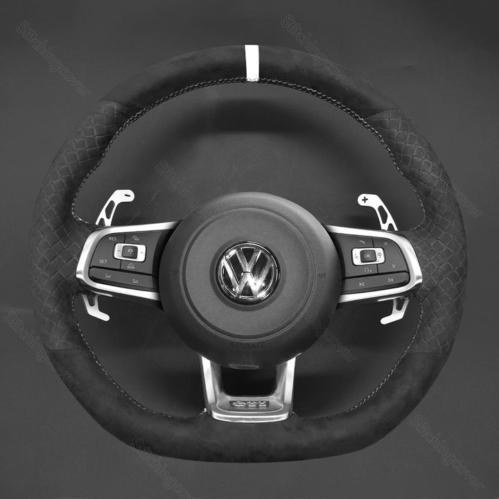Steering Wheel Cover for Volkswagen VW Golf 7 GTI Polo Mk7