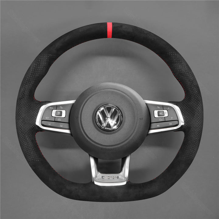 Steering Wheel Cover for Volkswagen VW Golf 7 R GTI Polo Mk7