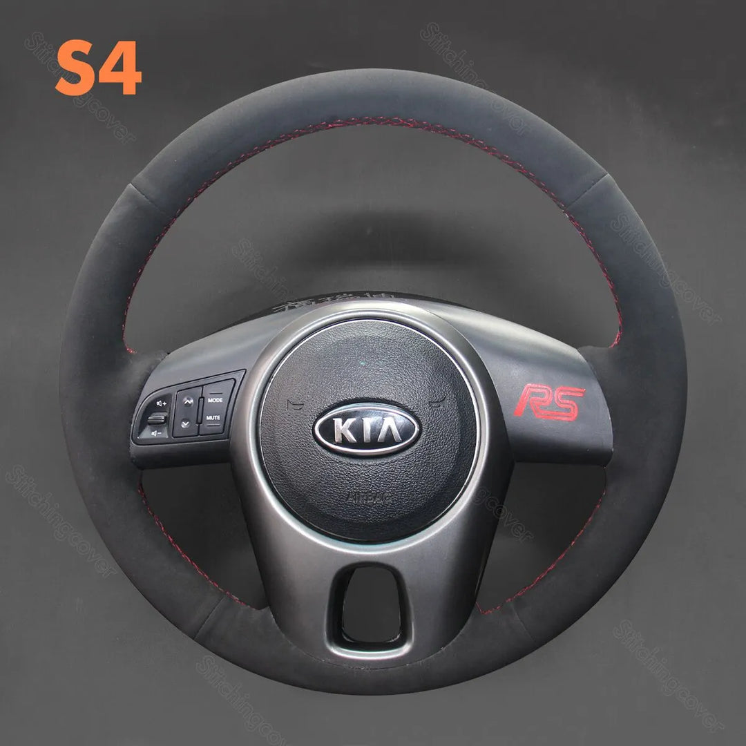 Steering wheel Cover For Kia Forte Koup Forte5 Rio (Rio5) Soul 2009-2014