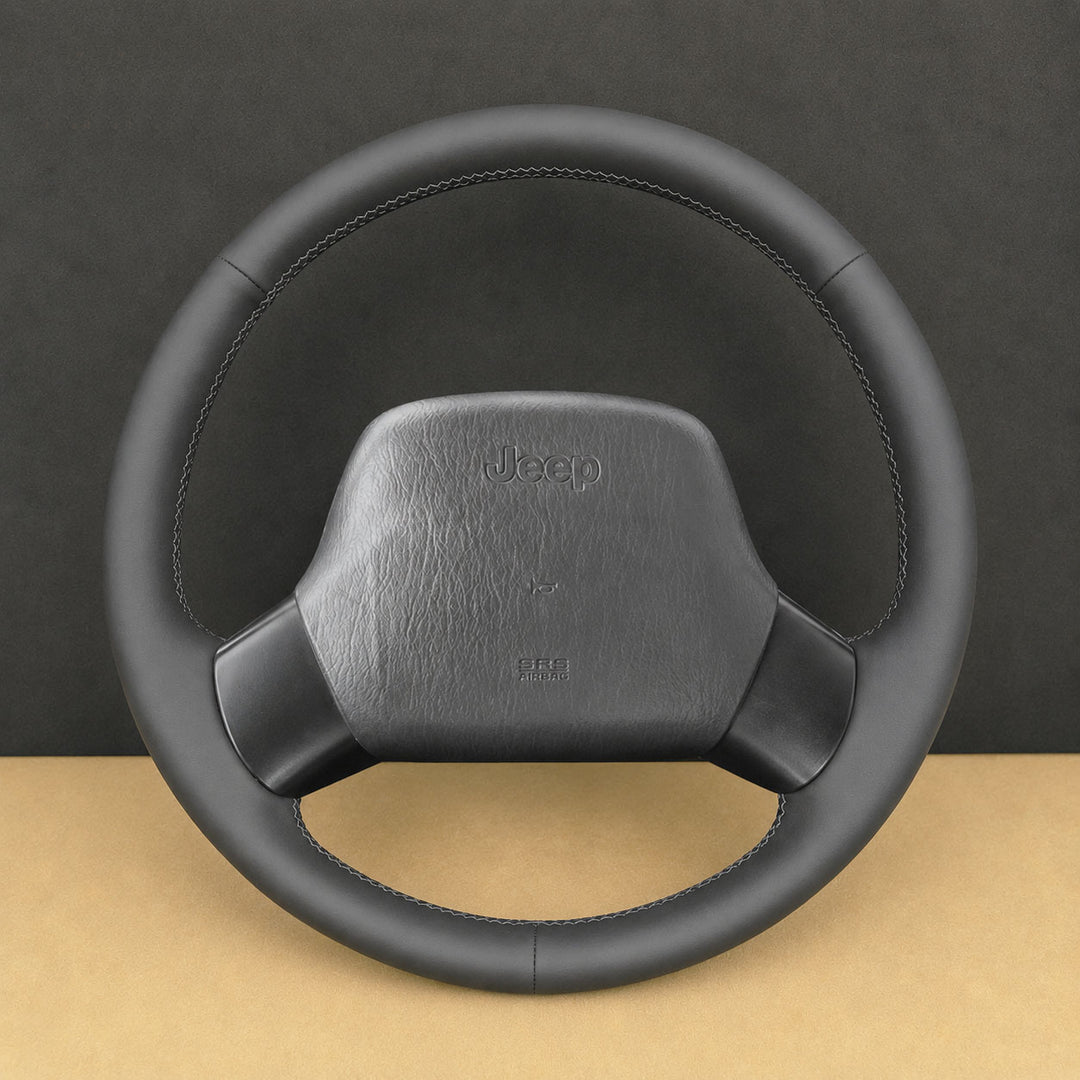 USA Warehouse Steering Wheel Cover For Jeep Wrangler XJ TJ Cherokee 1997-2001