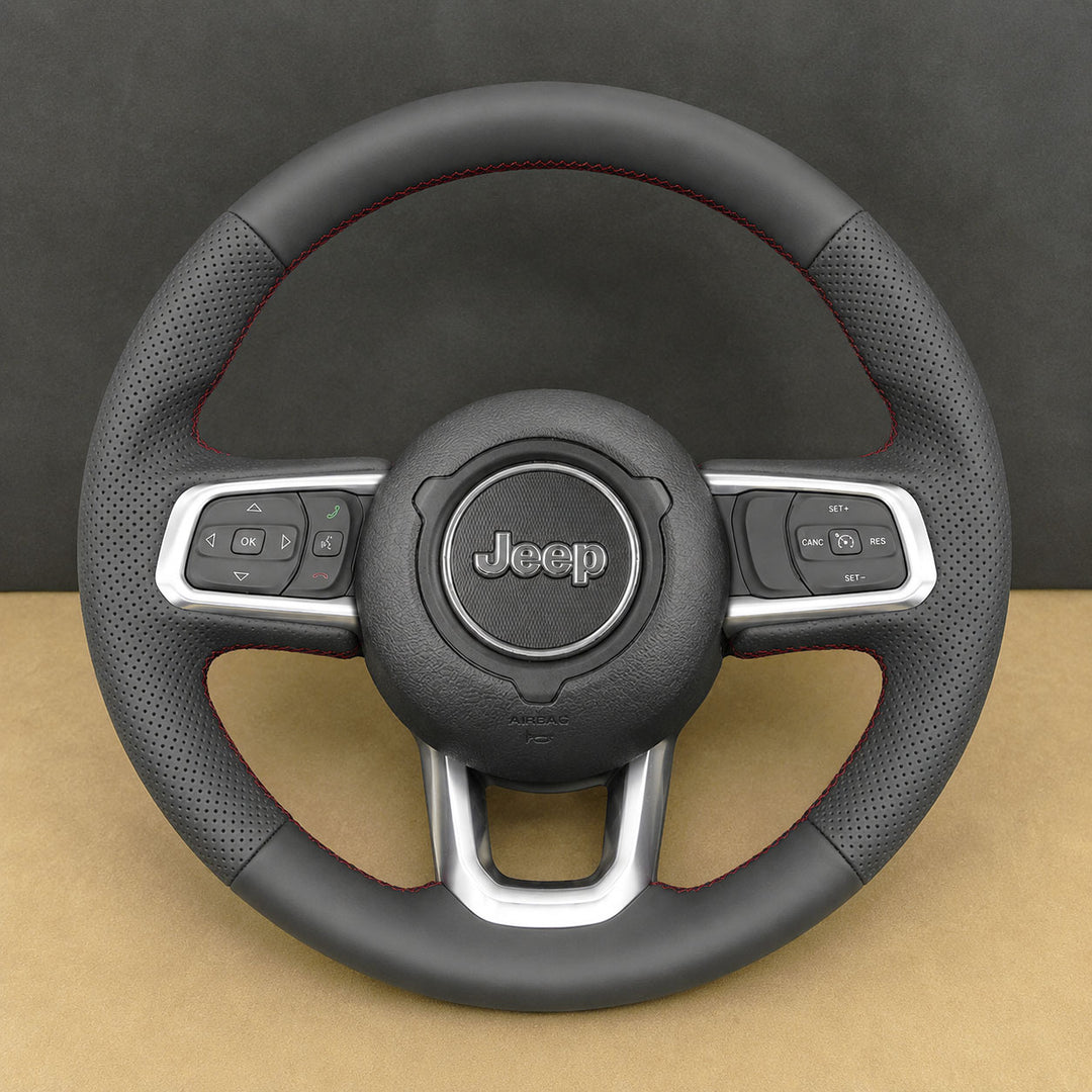 USA Warehouse Steering Wheel Cover for Jeep Wrangler Gladiator 2018-2025