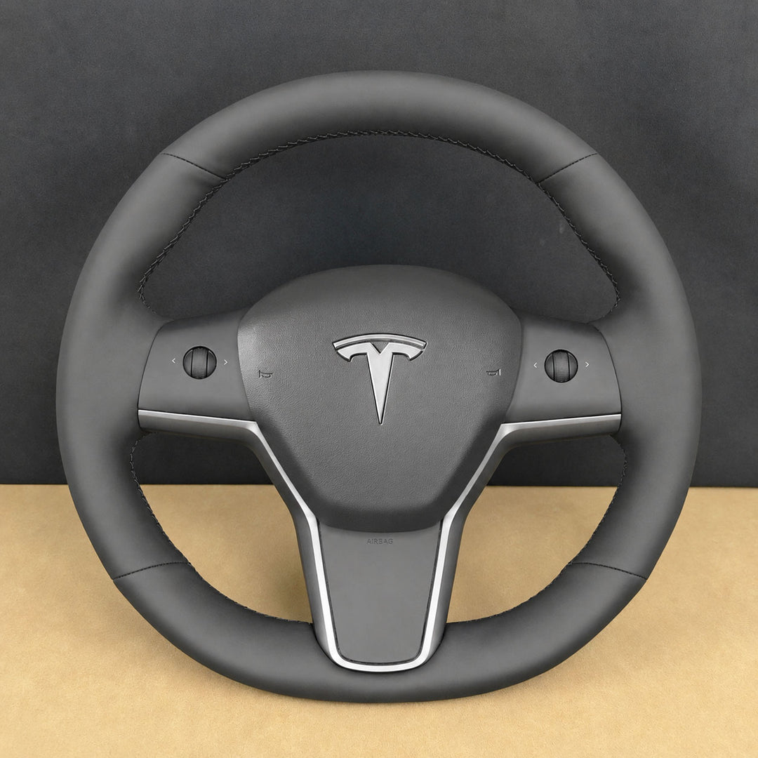 USA Warehouse Steering Wheel Cover for Tesla Model 3 Y 3P YP Performance Highland 2017-2023