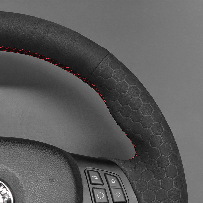 USA Warehouse Steering Wheel Cover for BMW M3 E92 E90 E93 1 Series E82 E87 E88 E81 3 Series E90 E91 E92 E93 2005-2013#year_2005-2013
