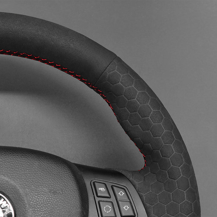 USA Warehouse Steering Wheel Cover for BMW M3 E92 E90 E93 1 Series E82 E87 E88 E81 3 Series E90 E91 E92 E93 2005-2013#year_2005-2013