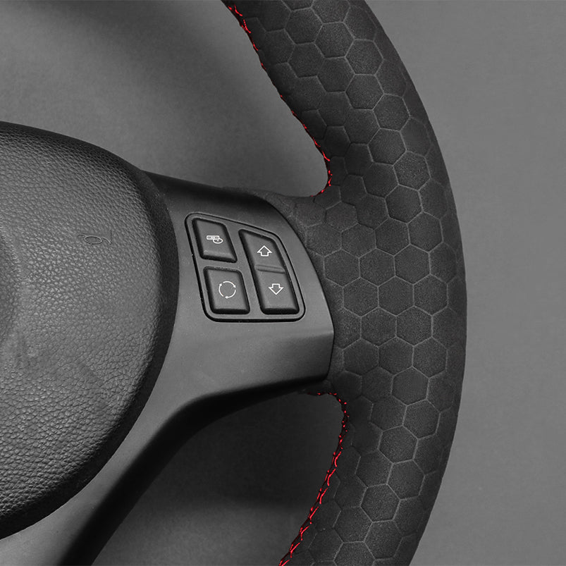 USA Warehouse Steering Wheel Cover for BMW M3 E92 E90 E93 1 Series E82 E87 E88 E81 3 Series E90 E91 E92 E93 2005-2013#year_2005-2013