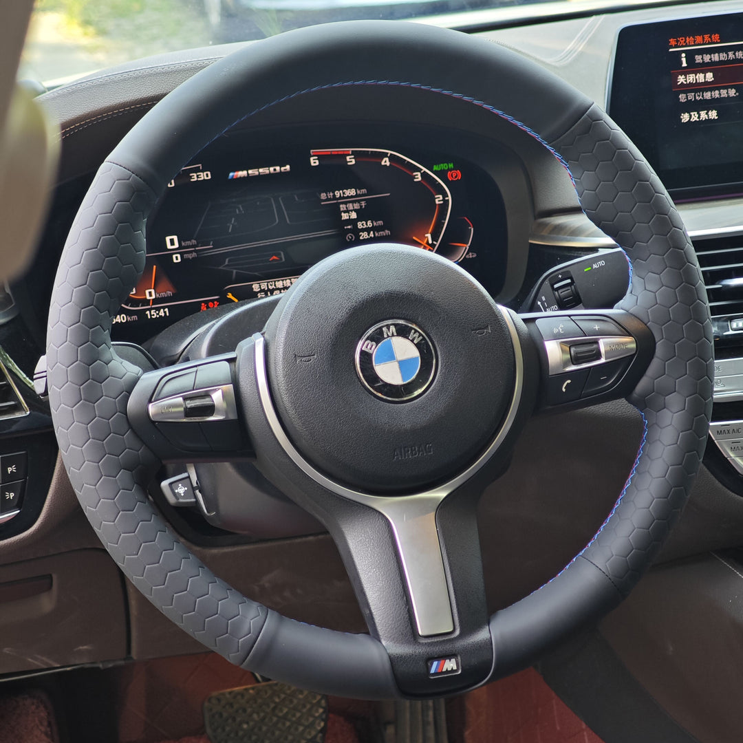 USA Warehouse Steering Wheel Cover for BMW M Sport 3 Series F Series F30 F20 2012-2021#model_f-series