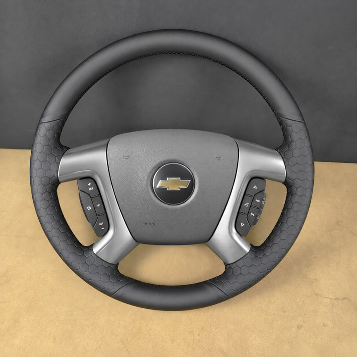USA Warehouse Steering Wheel Cover for Chevrolet Chevy Silverado 1500 2500 Avalanche Suburban Tahoe Traverse 3500 2007-2014