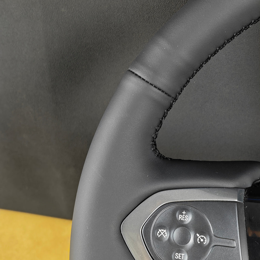 USA Warehouse Steering Wheel Cover for Chevrolet Silverado 1500 1500LD 2500 3500 4500HD 5500HD 6500HD Suburban Tahoe 2014-2020#year_2014-2020