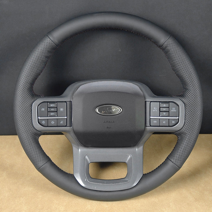 USA Warehouse Steering Wheel Cover for Ford F150 F-150 F-350 F-450 Expedition 2021-2025#year_2021-2024