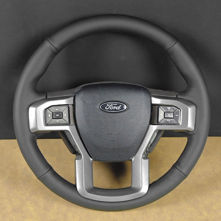 USA Warehouse Steering Wheel Cover for Ford F150 F-150 F-250 F250 F350 F-350 F450 F-450 Expedition 2015-2022