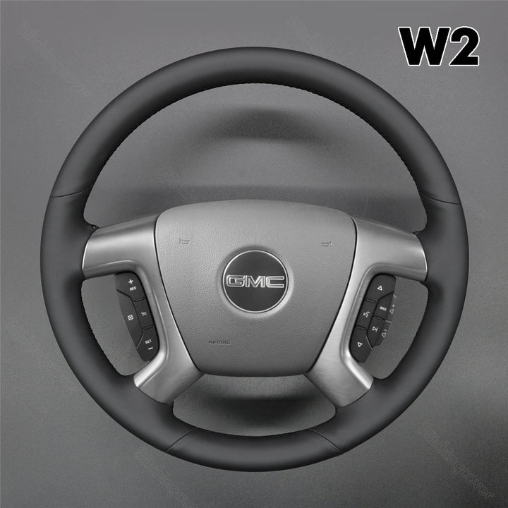 Steering Wheel Cover For GMC Sierra 1500 2500 3500 Acadia Savana Yukon 2007-2024