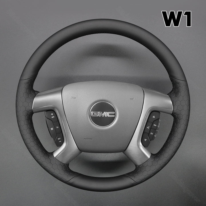 Steering Wheel Cover For GMC Sierra 1500 2500 3500 Acadia Savana Yukon 2007-2024