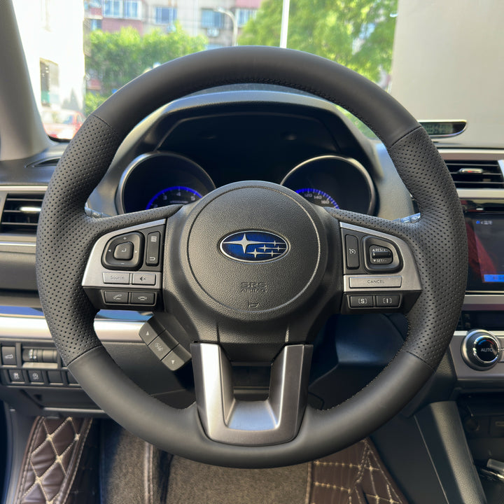 USA Warehouse Steering Wheel Cover for Subaru XV Legacy Outback Forester 2015-2018#year_2015-2018