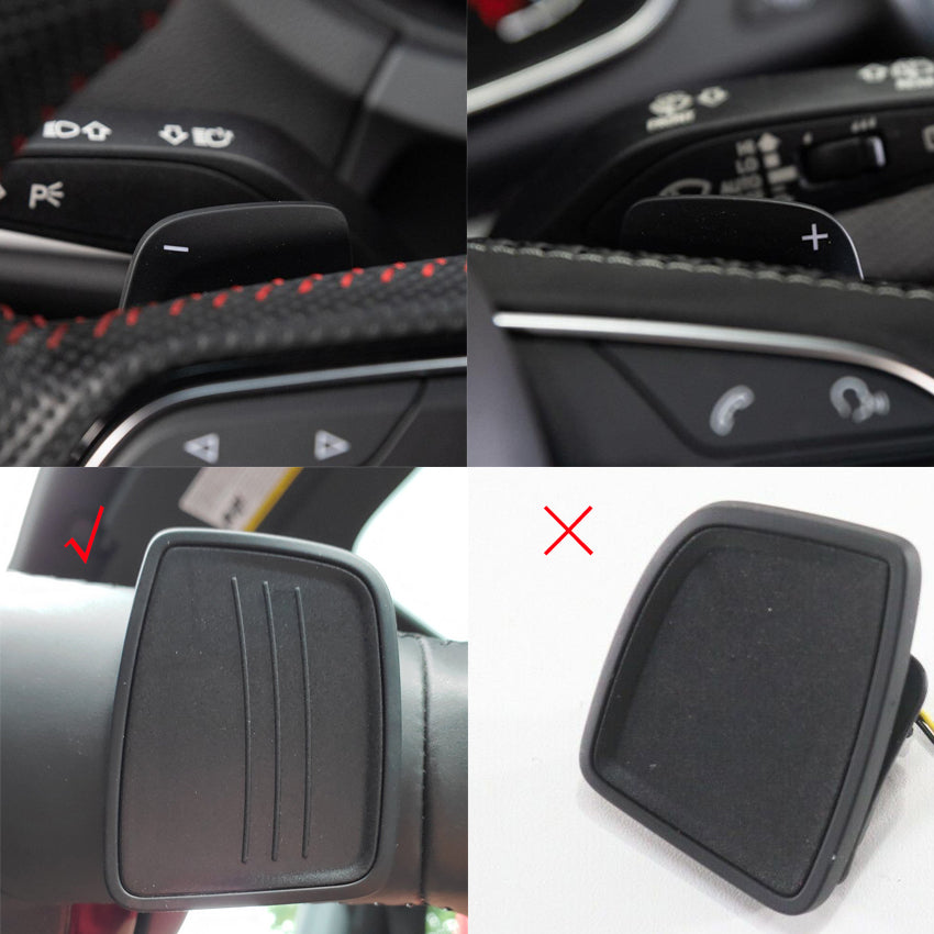Aluminum Steering Wheel Paddle Shifter Gear Shift Extension For Audi A4 S4  B9 A3 A5 Q2 Q3 Q5 Sportback Q7 Q8 TT Accessories Red - AliExpress