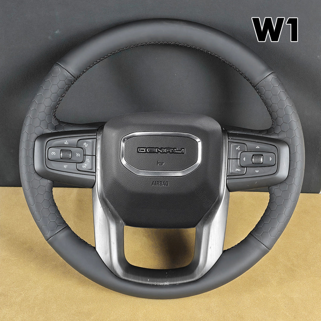 Steering Wheel Cover For GMC Sierra 1500 Limited 2500 3500 Yukon 2019-2024