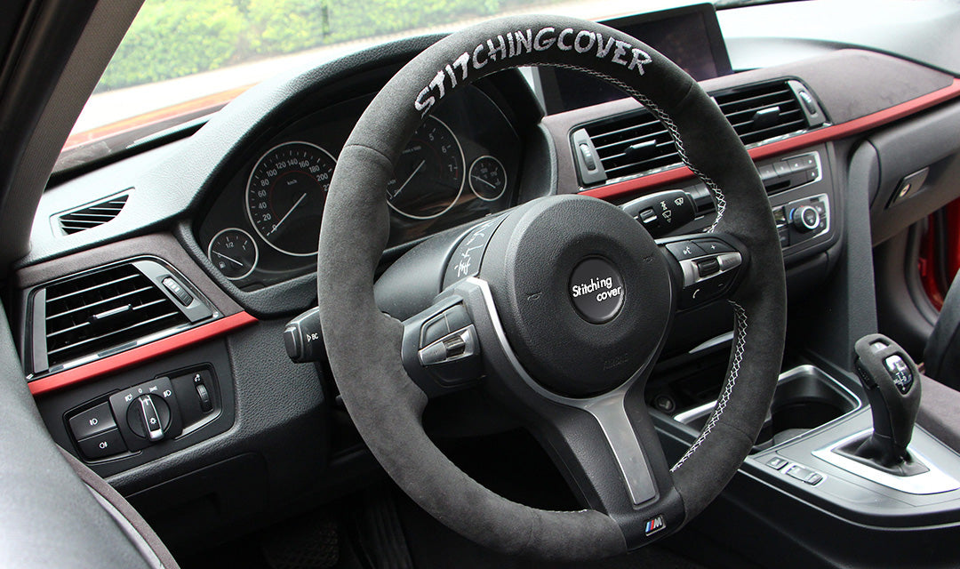 mewant steering wheel cover stitchingcover