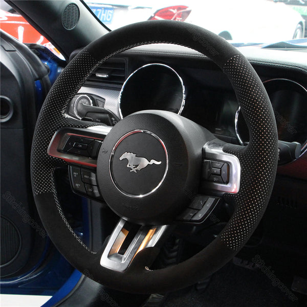 Housse De Volant Pour Ford Mustang Mach-E (à Partir De 2020) - Cuir Synthétique Antidérapant, Style Sportif