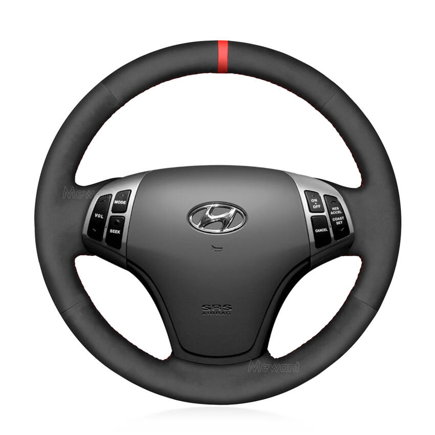 hand stitching steering wheel cover for Hyundai Elantra 2006-2010