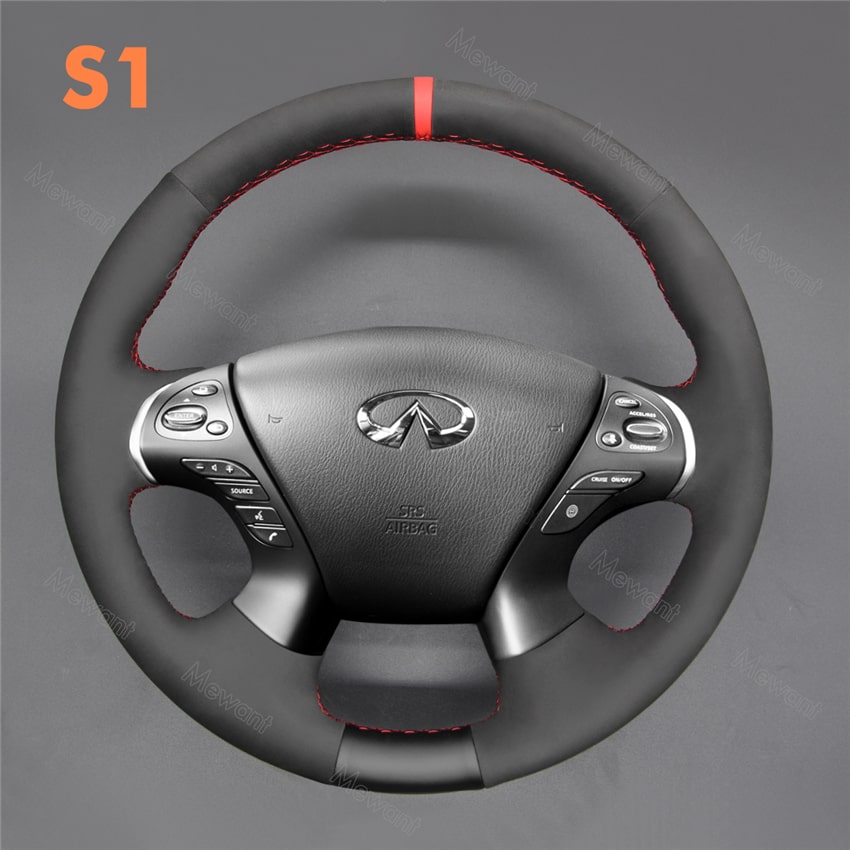 Steering Wheel Cover for Infiniti JX35 M35 M37 M56 Q70 QX60