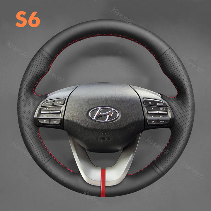 Steering Wheel Cover for Hyundai i30 Veloster Elantra GT 2017-2023