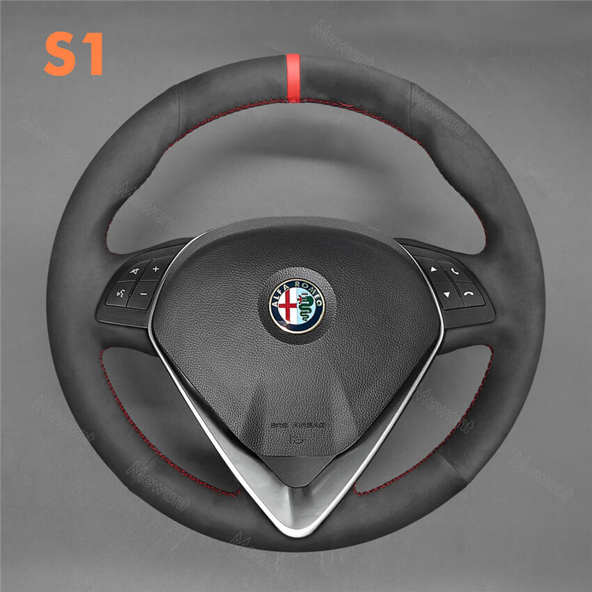 Steering Wheel Cover For Alfa Romeo Giulietta MiTo 2014-2019
