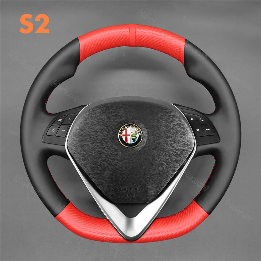 Steering Wheel Cover For Alfa Romeo Giulietta MiTo 2014-2021