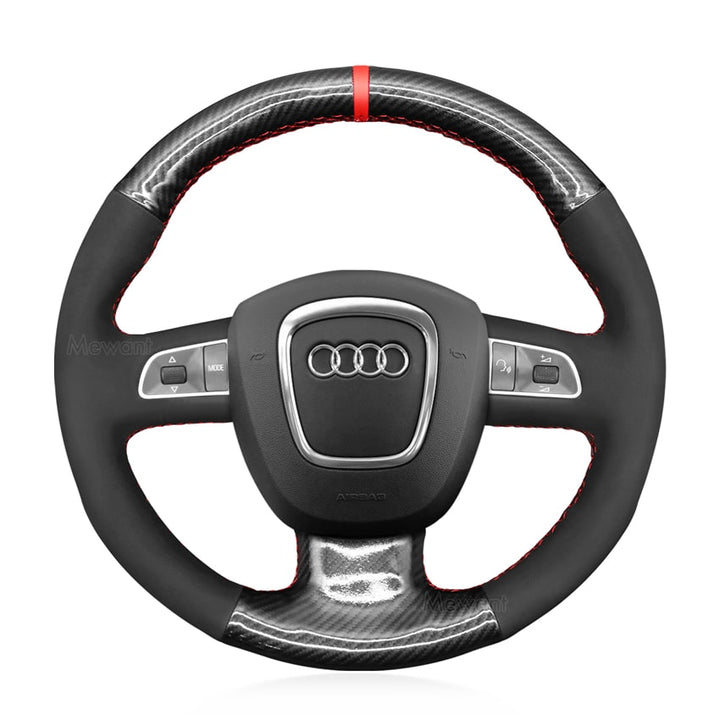 Steering Wheel Cover For Audi A3 A4 A8 Q7 RS S4 S5 S6 S8