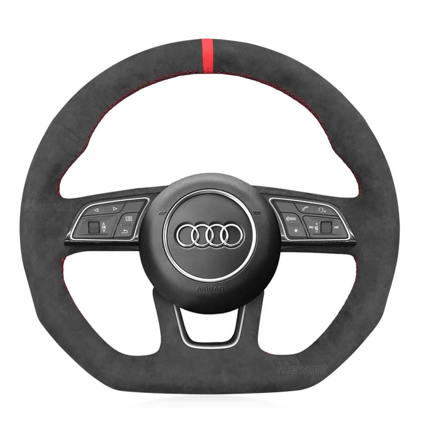  Logo de volant Bling Accessoires décoratifs pour Audi A1 A2 A3  A4 A5 A6 Q2 Q3 Q5 Q7 TT série S RS Applique couronne (type B)