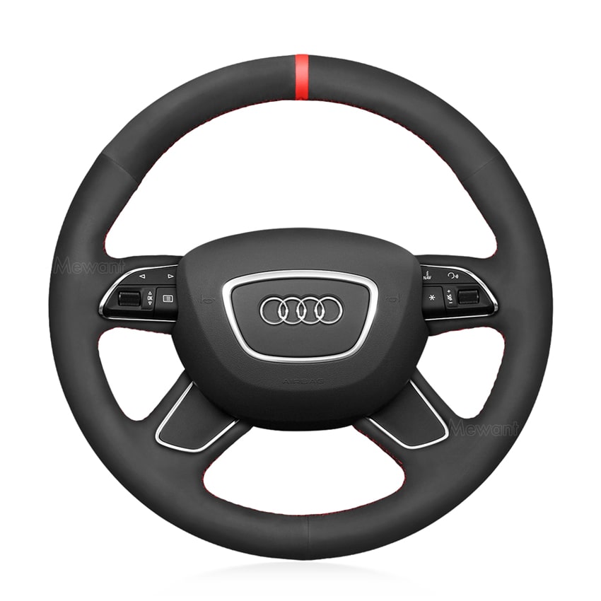 Steering Wheel Cover For Audi A4 A6 A7 A8 Allroad Q5 Q7