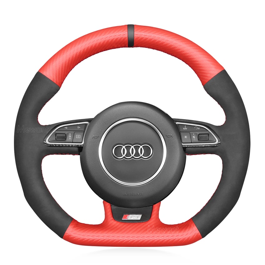Steering Wheel Cover For Audi A5 A7 RS 5/7 S3 S4 S5 S6 S7 SQ5
