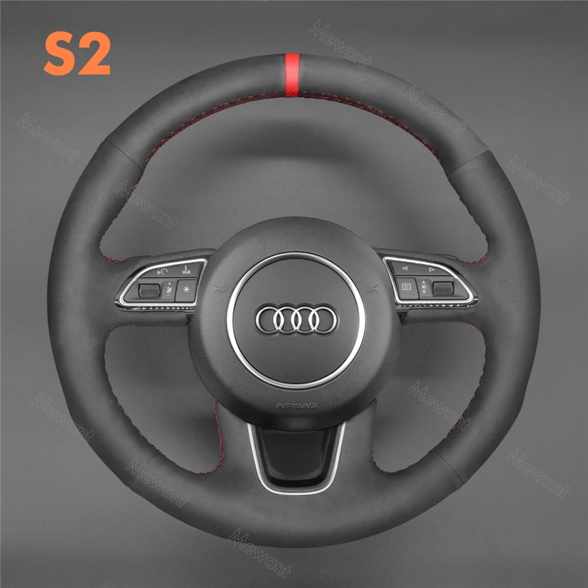 Steering Wheel Cover For Audi Q3 Q5 Q7 第 4 个媒体文件（共 4 个）