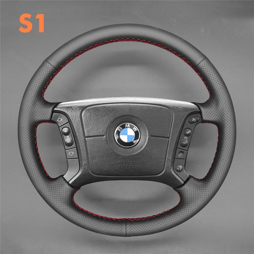 Steering Wheel Cover For BMW E31 E36 E38 E39 E45 E46 E53 E83