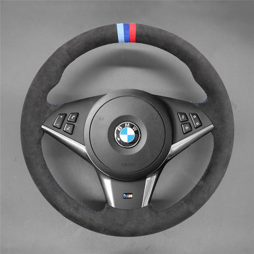 Steering Wheel Cover For BMW E60 E61 E63 E64 WITH BULGE M Marker