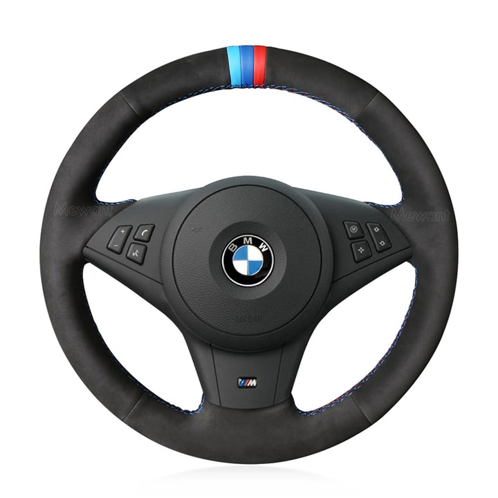Steering Wheel Cover For BMW E60 E61 E63 E64 WITHOUT BULGE