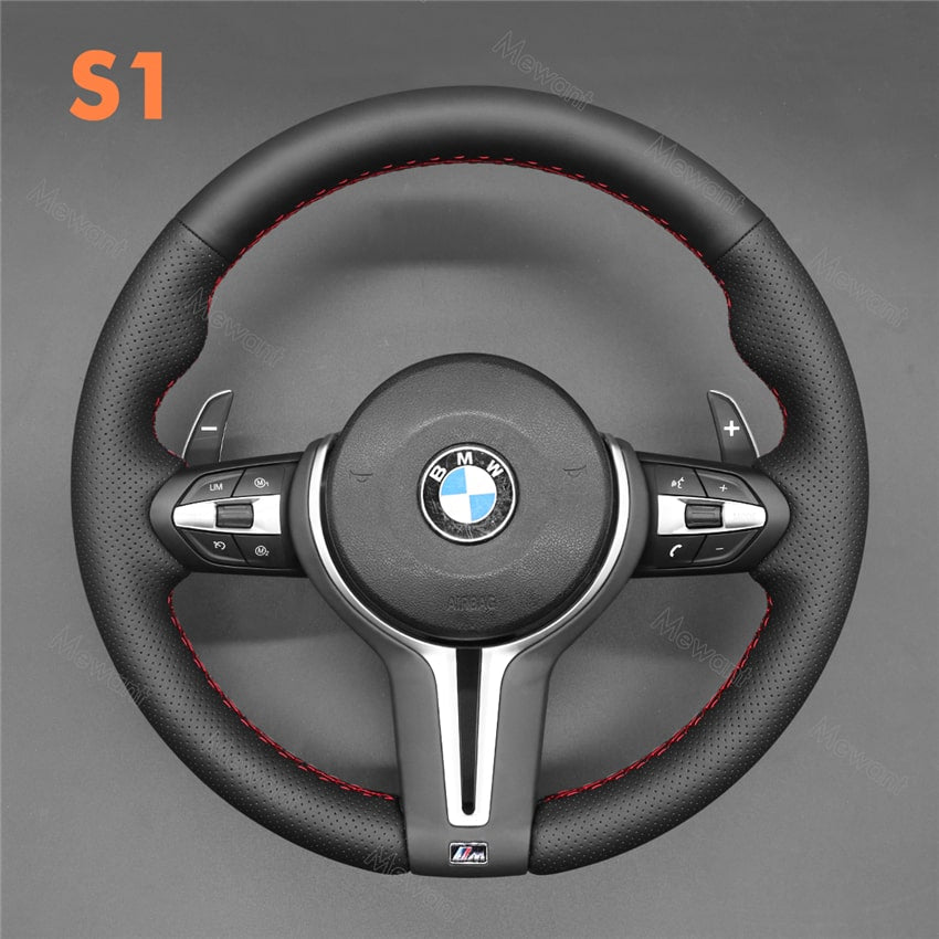 Steering Wheel Cover for BMW M2 M3 M4 M5 M6 X5M X6M | Mewant - Stitchingcover