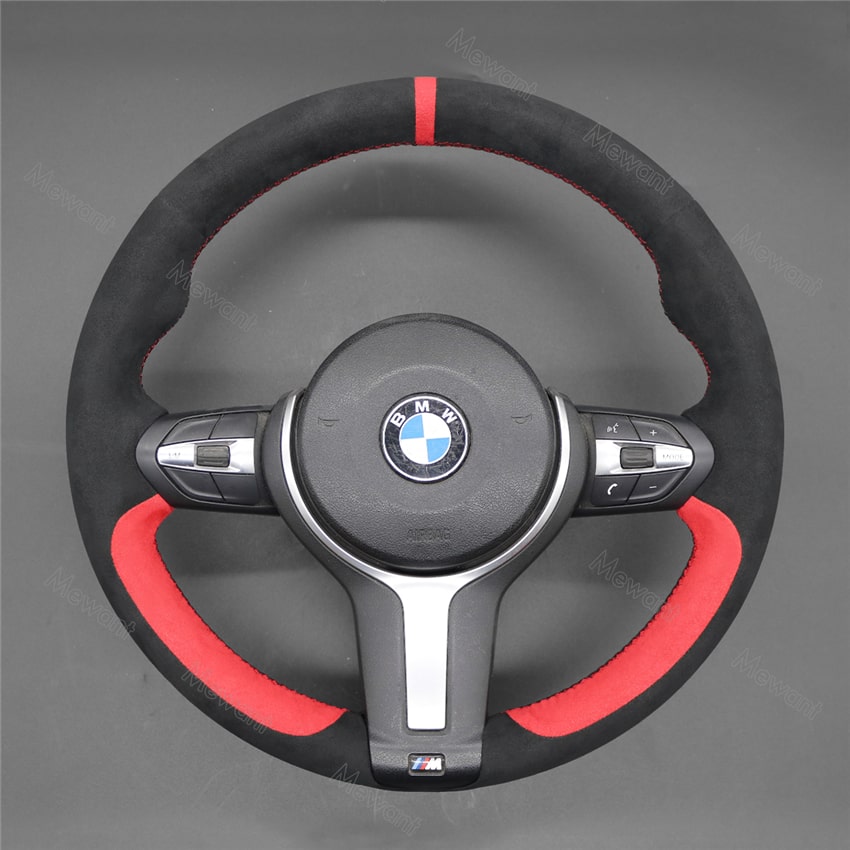 Steering Wheel Cover For BMW F06 F07 F10 F11 F12 F13 F15 F16 F20 F21 F22 F23 F25 F26 F30 F31 F34 F36 F45 2013-2020