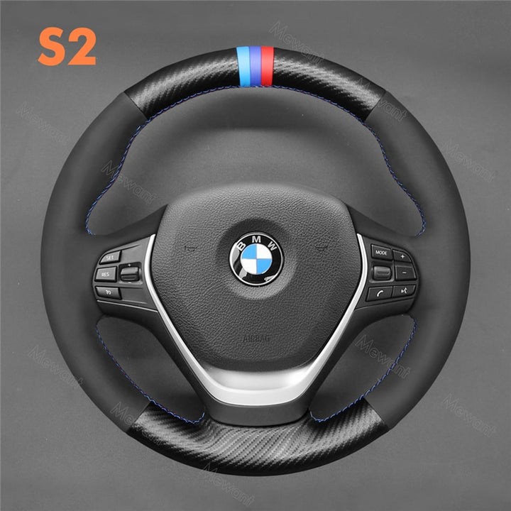 Steering Wheel Cover For BMW F20 F21 F22 F23 F30 F31 F32 F33 F34 F36 Media 3 of