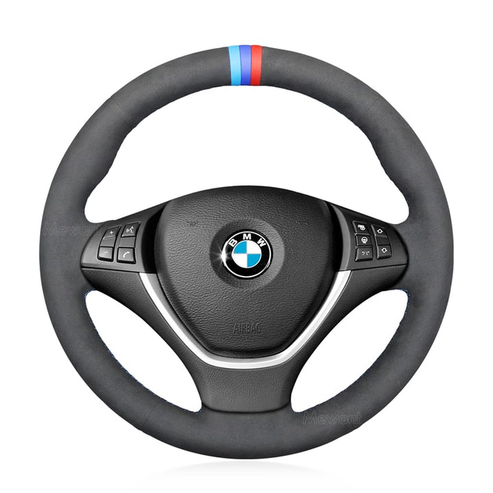 Steering Wheel Cover For BMW X5 X6 E70 E71 E72 Media 1 of 