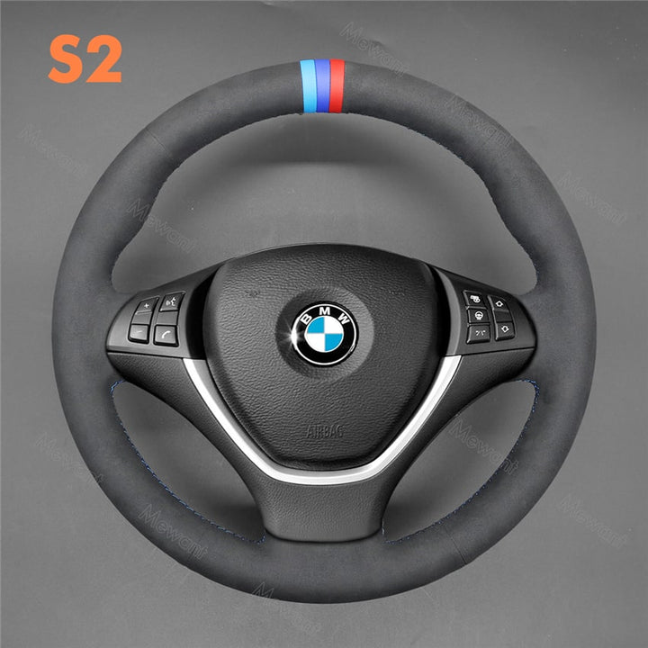Steering Wheel Cover For BMW X5 X6 E70 E71 E72 Media 3 of 3