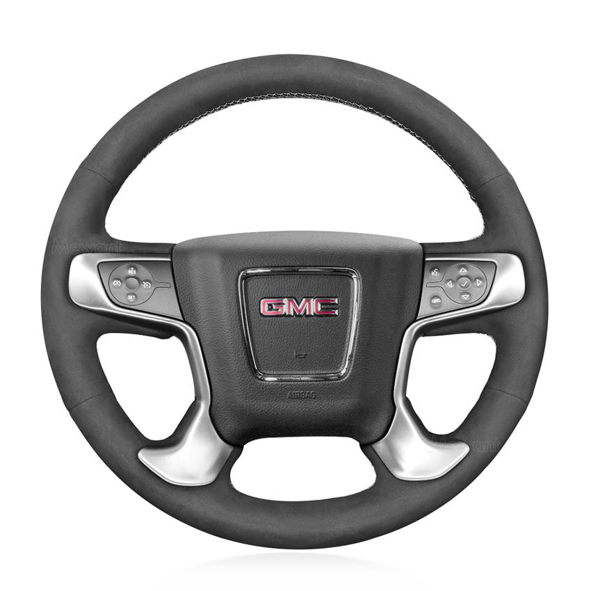Steering Wheel Cover For GMC Sierra 1500 Sierra 2500 Sierra 3500 Yukon 2015-2019