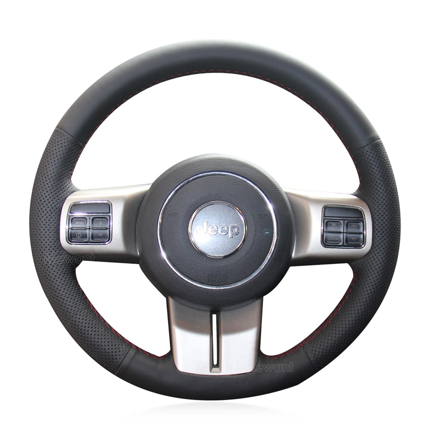 Steering Wheel Cover For Jeep Compass Grand Cherokee Wrangler Patriot Liberty 2011-2019