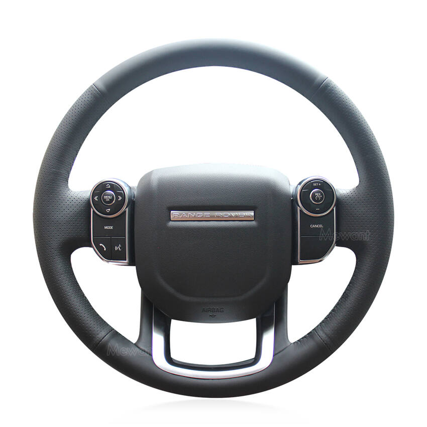 Steering Wheel Cover for Land Rover Discovery Range Rover Evoque Sport Velar 2013-2021