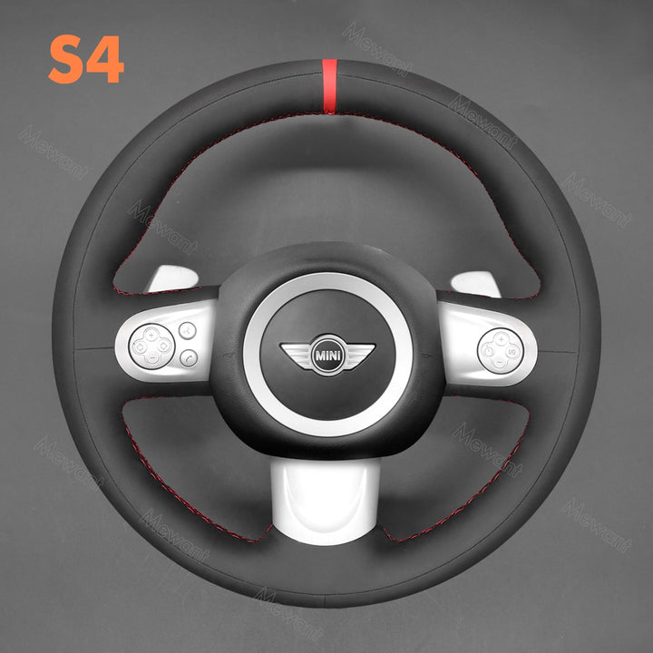 Steering Wheel Cover For MINI R56 R57 Clubman Clubvan Convertible Countryman Coupe Paceman Roadster