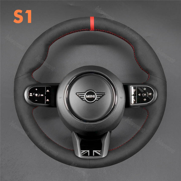 Steering Wheel Cover For Mini Clubman Convertible Countryman F54 F55 F56 F57 F60 2021-2024