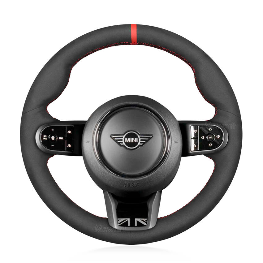Steering Wheel Cover For Mini Clubman Convertible Countryman F54 F55 F56 F57 F60 2021-2024